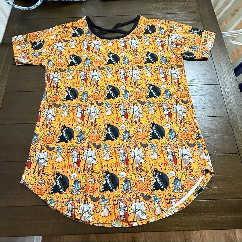 Enchanted Disney  cross back Adult Halloween Star Wars Top size XL Disney